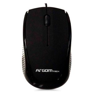 MOUSE ARGOM OPTICO ALAMBRICO BLACK ARG-MS-0014B