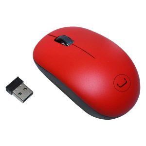 MOUSE UNNO TEKNO INALAMBRICO CURVE RED MS6526RD
