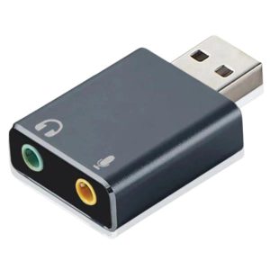ADAPTADOR ARGOM USB A STEREO OUTPUT Y MONO MIC ARG-CB-0067