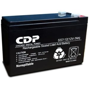 ACUMULADOR CDP SLB12-7.0 PARA UPS, BATERÍA SELLADA, 12V, 7.0AH, DISEÑO COMPACTO Y LIBRE DE MANTENIMIENTO.