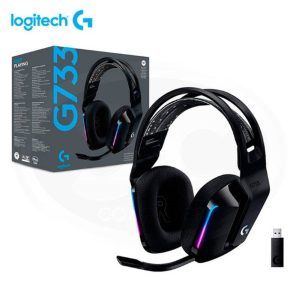 HEADSET LOGITECH GAMER G733 INALAMBRICO LIGHTSPEED BLACK 981-000863