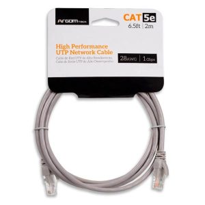 CABLE ARGOM DE RED CAT5E 6.5FT 2M GREY ARG-CB-1502