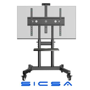 SOPORTE ONKRON 50 A 90 PULGADAS CON RUEDAS