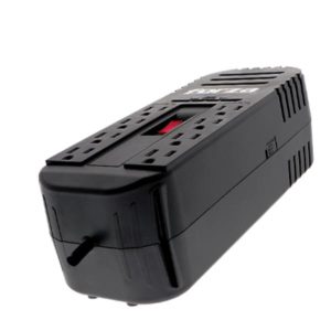 REGULADOR DE VOLTAJE C/SUPRESOR 8 SALIDAS:110/220V:NEGRA FORZA - FVR-2201