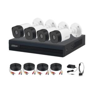 KIT 4 CÁMARAS 1080P, 1 XVR1B04-I, 4 B1A21, 4 CABLES 18 MTS, 1 TRANS	DH-KIT/XVR1B04-I/4-B1A21N