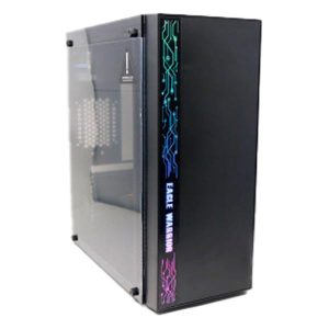CASE GAMER EAGLE WARRIOR CG17Z3RA001C TEMPERED GLASS RGB STRIP FRONT