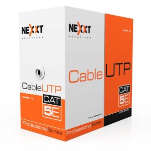 CABLE U/UTP CM 4 PAR (CAJA) CAT5E 100M GRIS NEXXT AB355NXT21