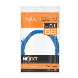 PATCH CORD CAT5E 3FT AZUL NEXXT AB360NXT02