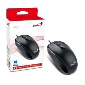MOUSE GENIUS DX-110 ALAMBRICO USB-C 1200 DPI 31010028400 NEGRO