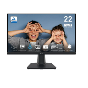 MONITOR MSI PRO MP225 21.5 1920 X 1080 100HZ 1MS VA FHD LED PLANO NEGRO 9S6-3PC6CM-001