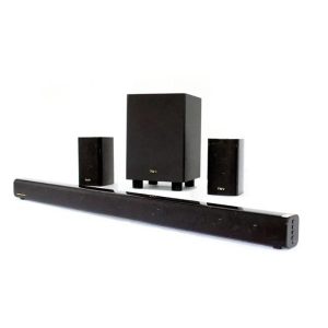 BARRA DE SONIDO THONET & VANDER REIN CON 2 PARLANTES Y SUBWOOFER HDMI ARC + SPDIF OPTICAL + 3,5 MM. AUX. ESTEREO + BLUETOOTH HK096-03618 NEGRO