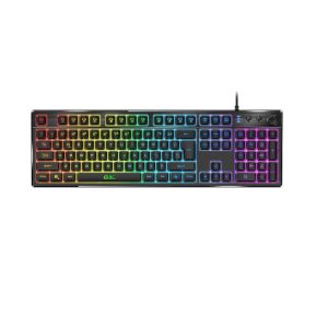 TECLADO GAMING RGB GENIUS SCORPION K7 PLUS MEMBRANA ALÁMBRICO USB ESPAÑOL 31310056401 NEGRO