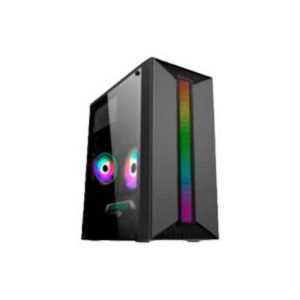 CASE GAMING EAGLE WARRIORS CM16KTRA001C MICRO ATX PANEL LATERAL ACRILICO USB 2+ AUDIO +U3 H350 RGB STRIP