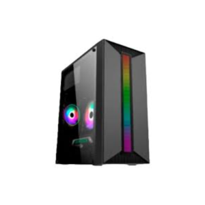 CASE GAMING EAGLE WARRIORS CM16KTRA001C MICRO ATX PANEL LATERAL ACRILICO USB 2+ AUDIO +U3 H350 RGB STRIP