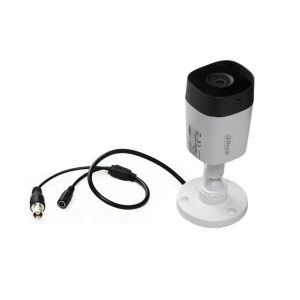 CÁMARA BULLET 1080P, AUDIO, 2.8 MM, SMART IR 20M, PLÁSTICA, IP67, DAHUA DH-HAC-B1A21N-U-A
