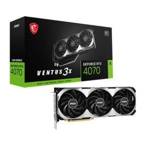 TARJETA DE VIDEO MSI GEFORCE RTX 4070 VENTUS 3X E1 12G OC 912-V512-027