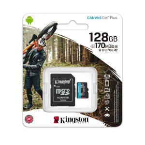 MEMORIA MICRO SD 128GB KINGSTON CANVAS GO PLUS 170R SDCG3/128GB