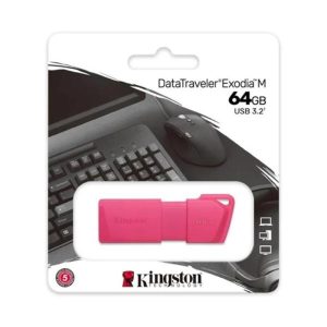 MEMORIA USB 64GB 3.2 KINGSTON EXODIA M LATAM DTXM NEON P KC-U2L64-7LN