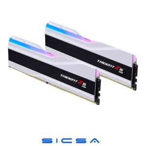MEMORIA PC DDR5 32GB (2X16GB) G.SKILL TRIDENT Z5 6000MHZ CL36-36-36-96 F5-6000J3636F16GX2-TZ5S BLANCO/NEGRO