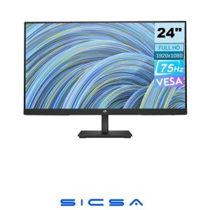 MONITOR HP V24V G5 23.8 PLANO 1920 X 1080 75HZ VA HDMI DP Y VGA 65P62AA#ABA NEGRO