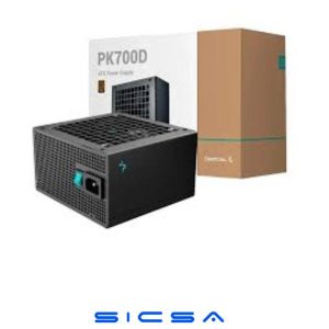 FUENTE DE PODER DEEPCOOL PK700D 700W 80 PLUS BRONZE CON VENTILADOR HYPRO DE 120MM NEGRO R-PK700D-FA0B-US