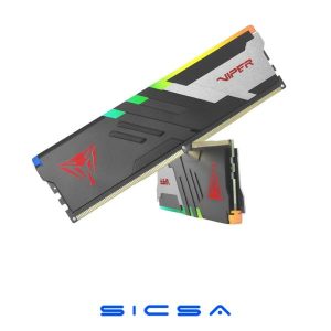 MEMORIA RAM PC 32GB (2X16GB) PATRIOT VIPER VENOM RGB DDR5 5600 MHZ CL36 PVVR532G560C36K